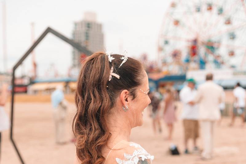 Wedding in coney island, NY