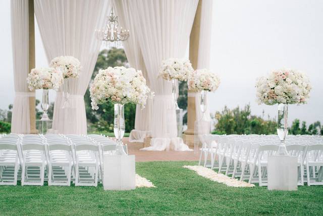 Wedding ceremony area