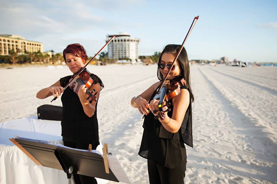 Violin duo - St. Pete Beach