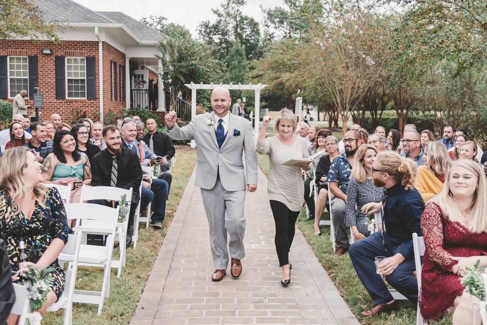 Ceremony setup