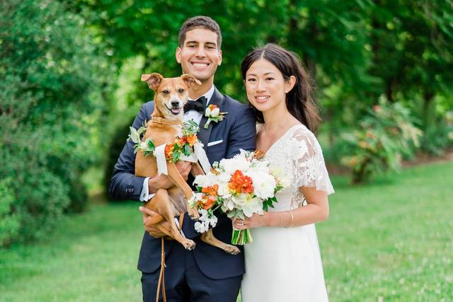 Portrait with dog