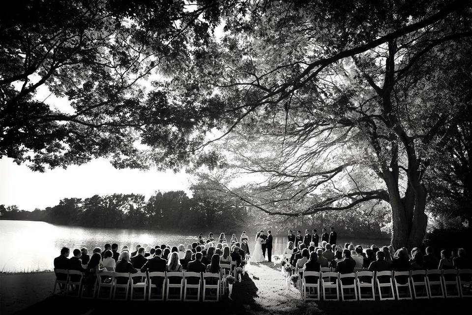 Maryland waterfront ceremony