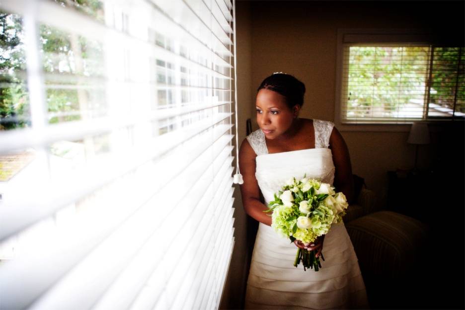 Bride and matron of honor