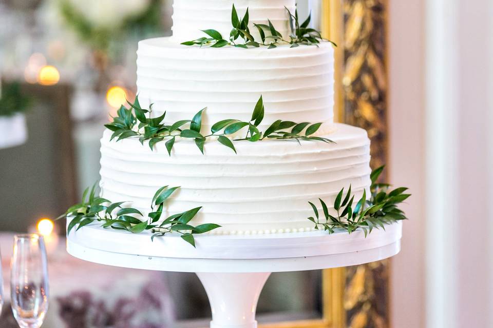 Buttercream wedding cake