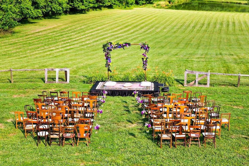 DAR ceremony chuppah