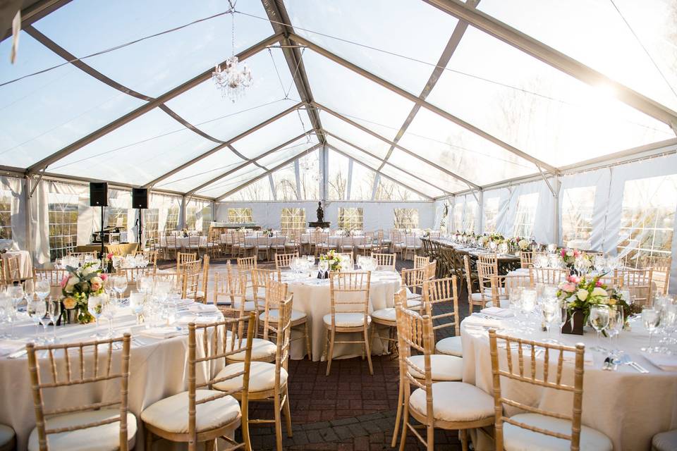 Oxon Hill Manor reception tent