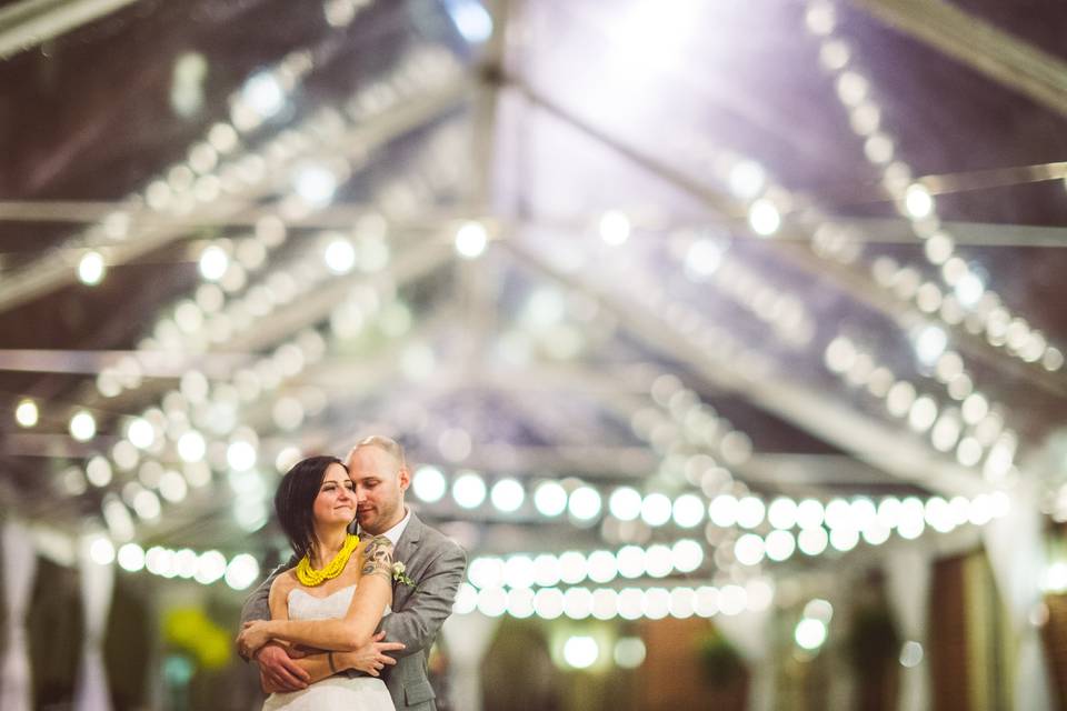 Night tent portrait