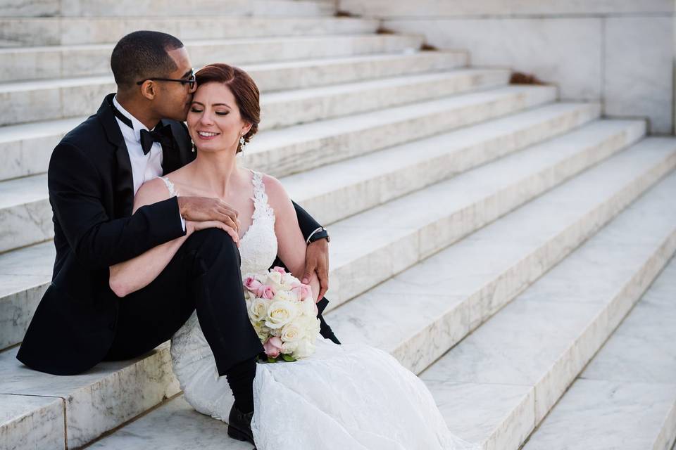 Monument steps portrait