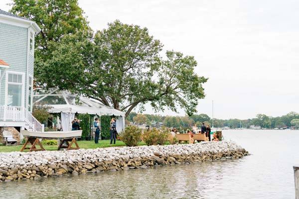 Home waterfront ceremony