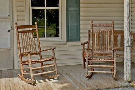 Rustic rocking chair