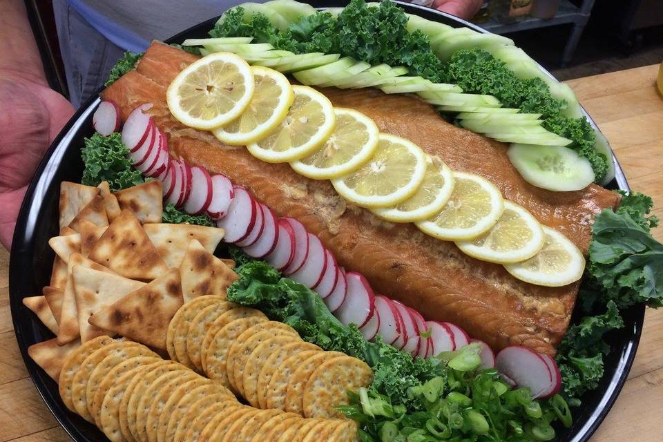 Salmon platters