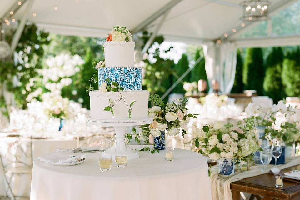 Orchard overlook tent