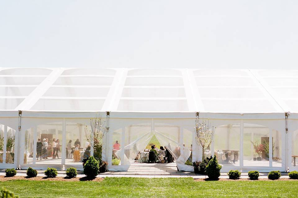 Overlook Reception Tent