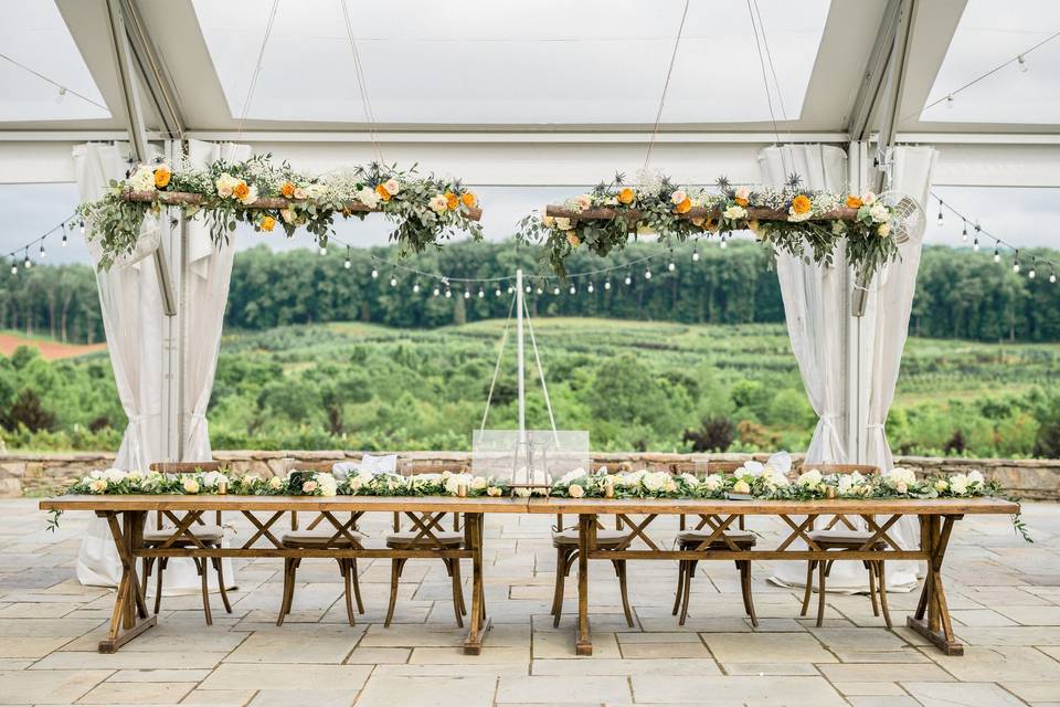 Overlook Reception Tent