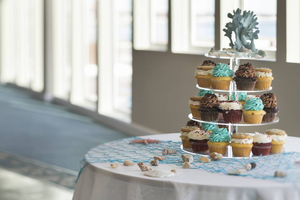 Wedding cupcakes