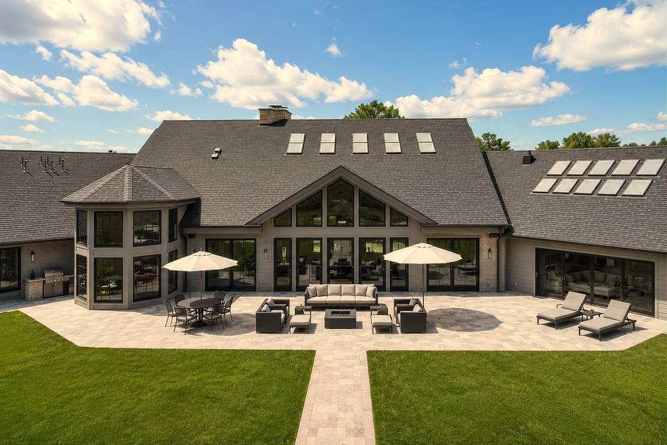 Back of the property
