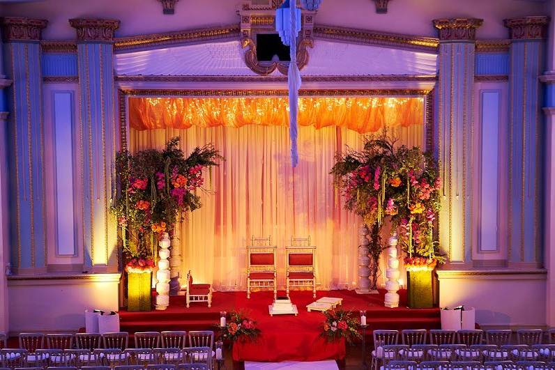 Ceremony setup