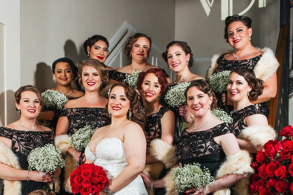 Beautiful bridal party!