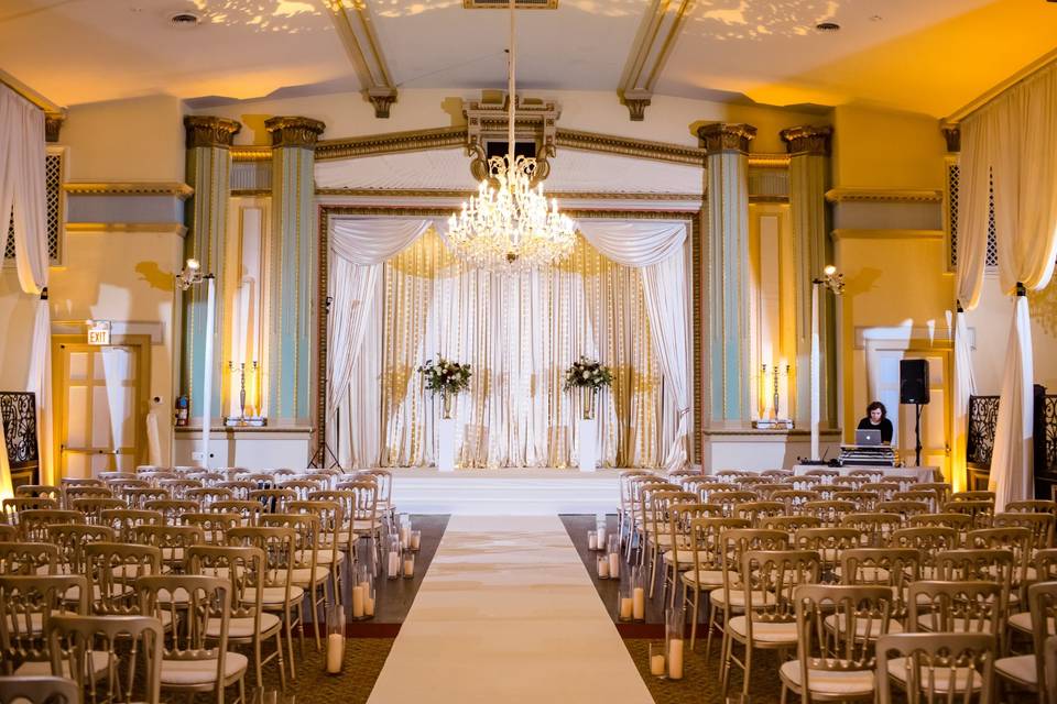 Ceremony in the grand ballroom