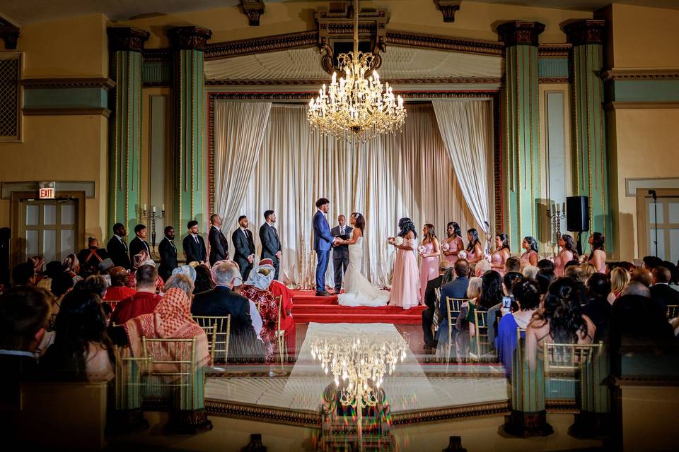 Ceremony in Grand Ballroom