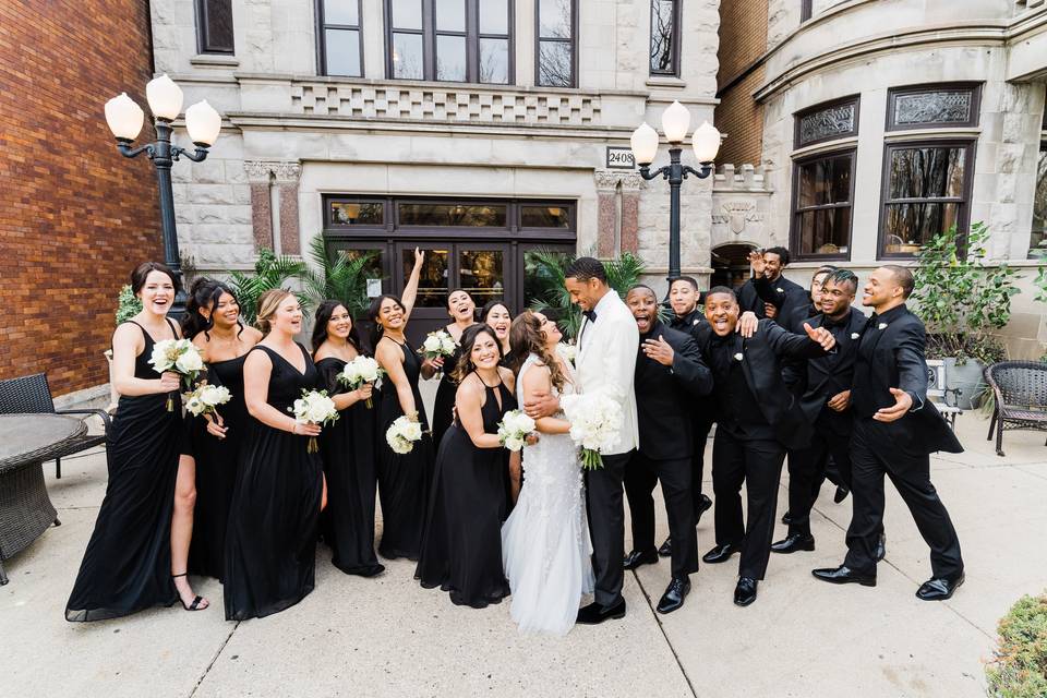 Beautiful bridal party!