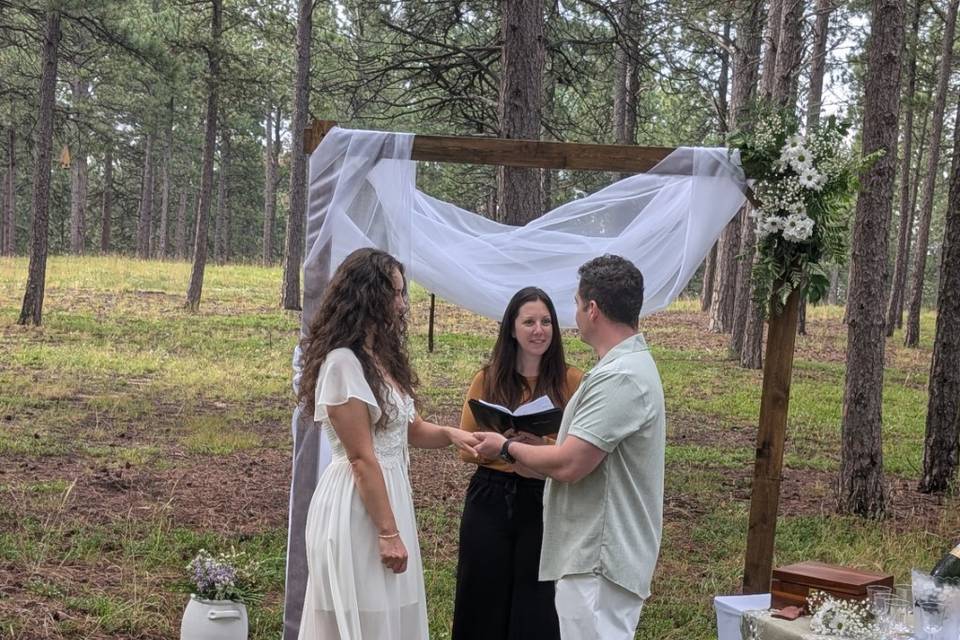 Elopement among the trees