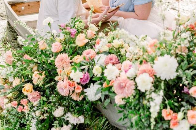 Custom floral boat