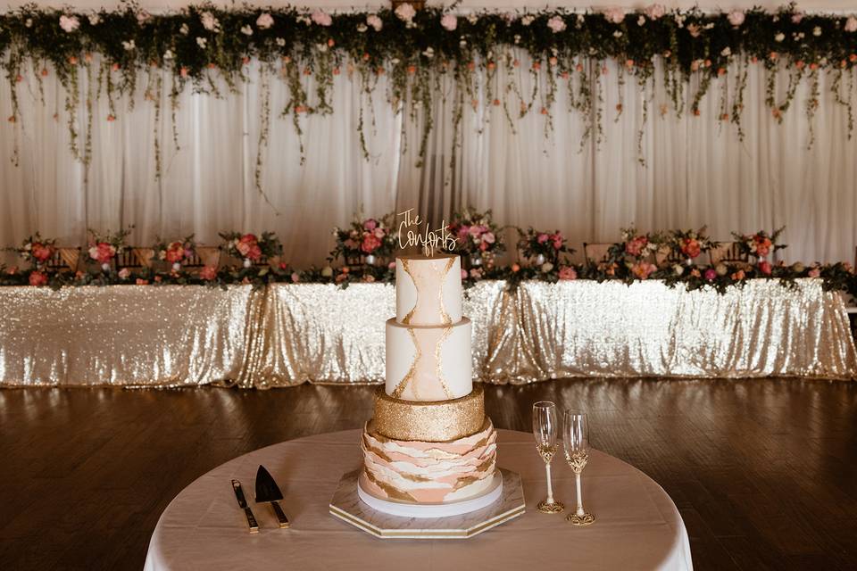 Cake & Head table