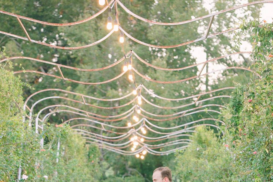 Bride and groom portrait