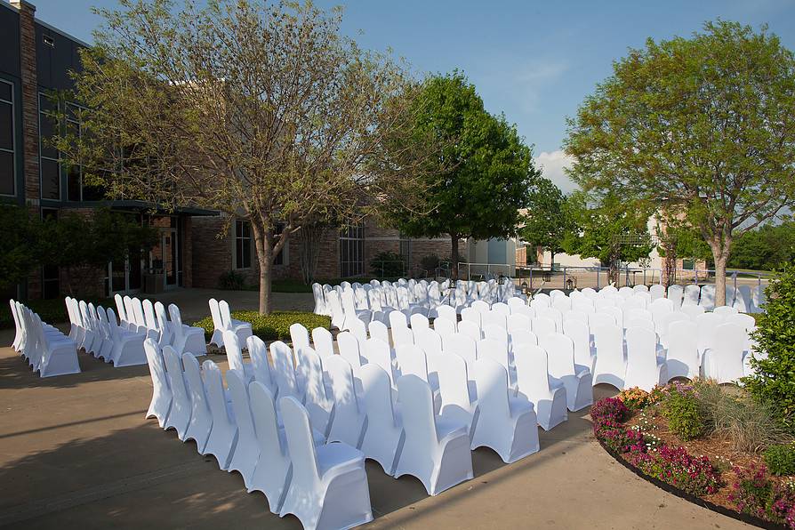 Wedding ceremony area