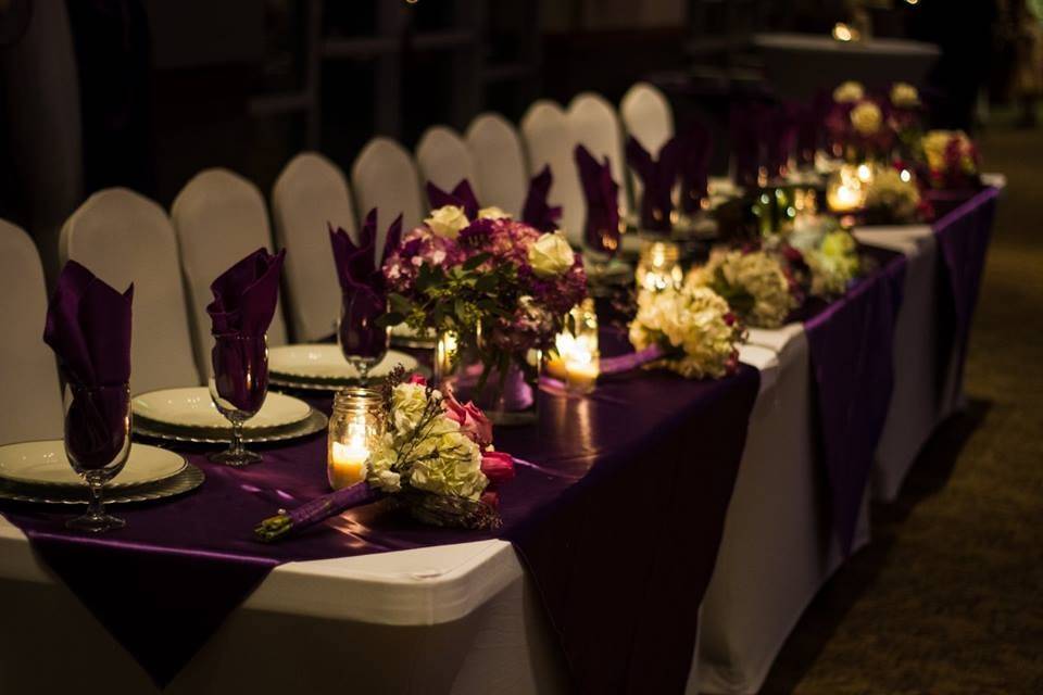 Wedding head table