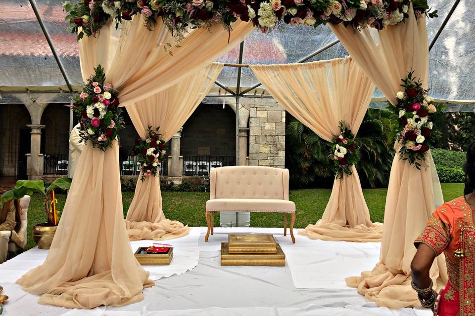 floral wedding decor