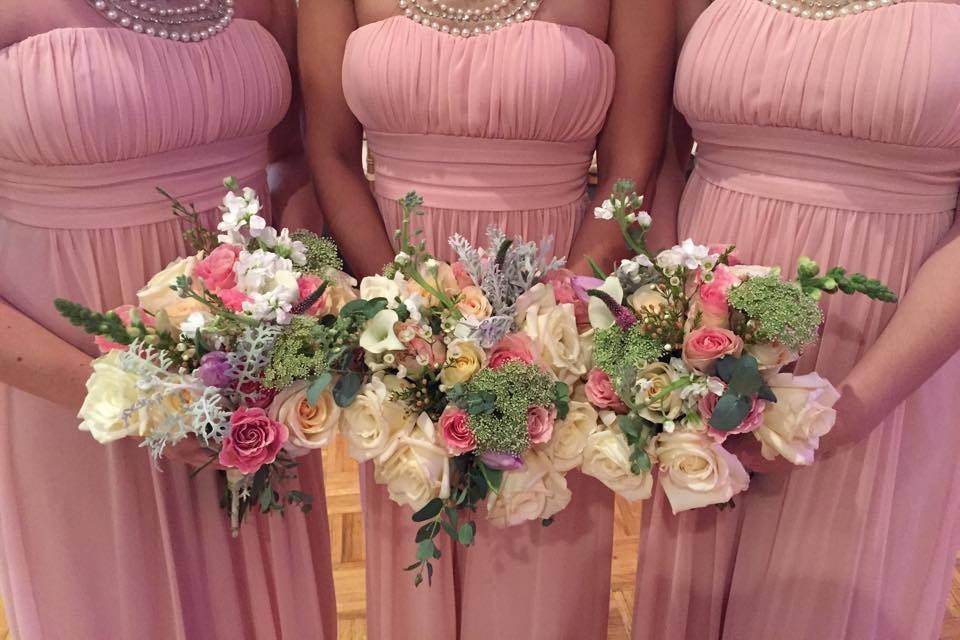 Bridesmaid's bouquets