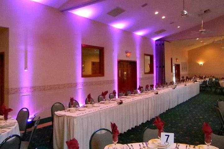 Long table setting