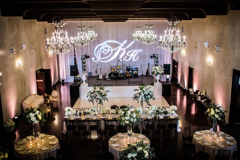 Elegant reception hall