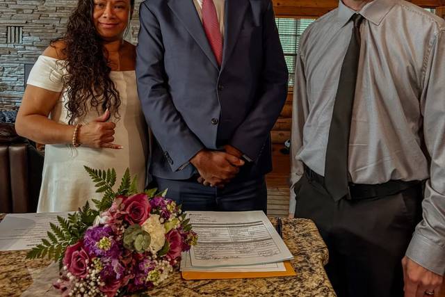 Photo with the happy couple!