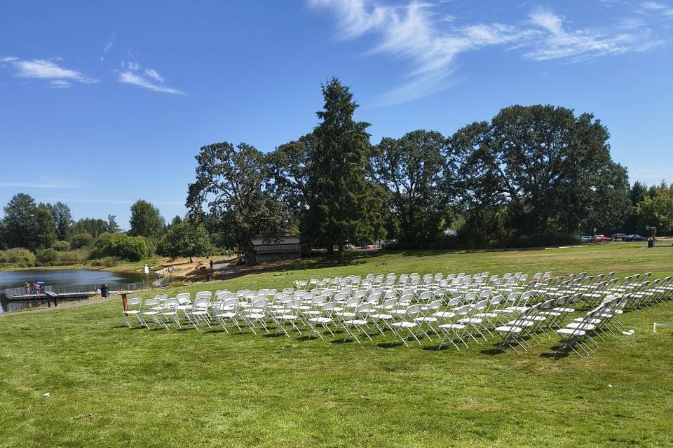 Outdoor wedding in Lacey