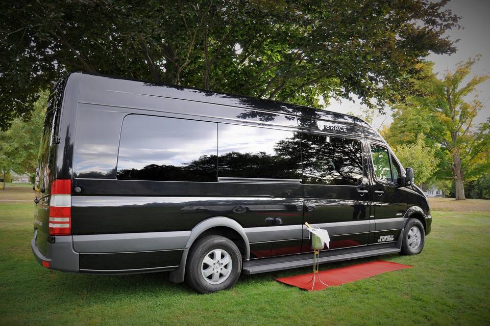 Big black limo