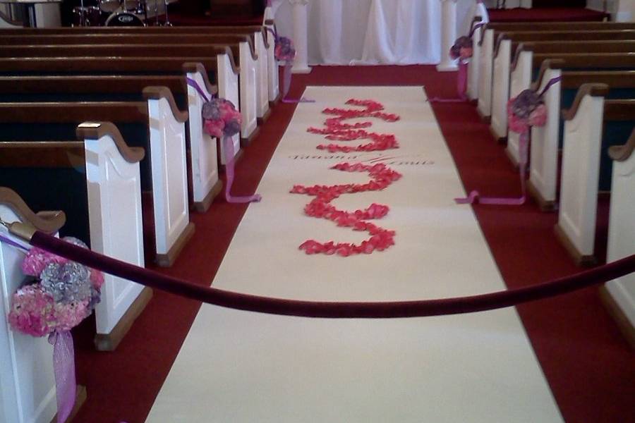 Wedding aisle