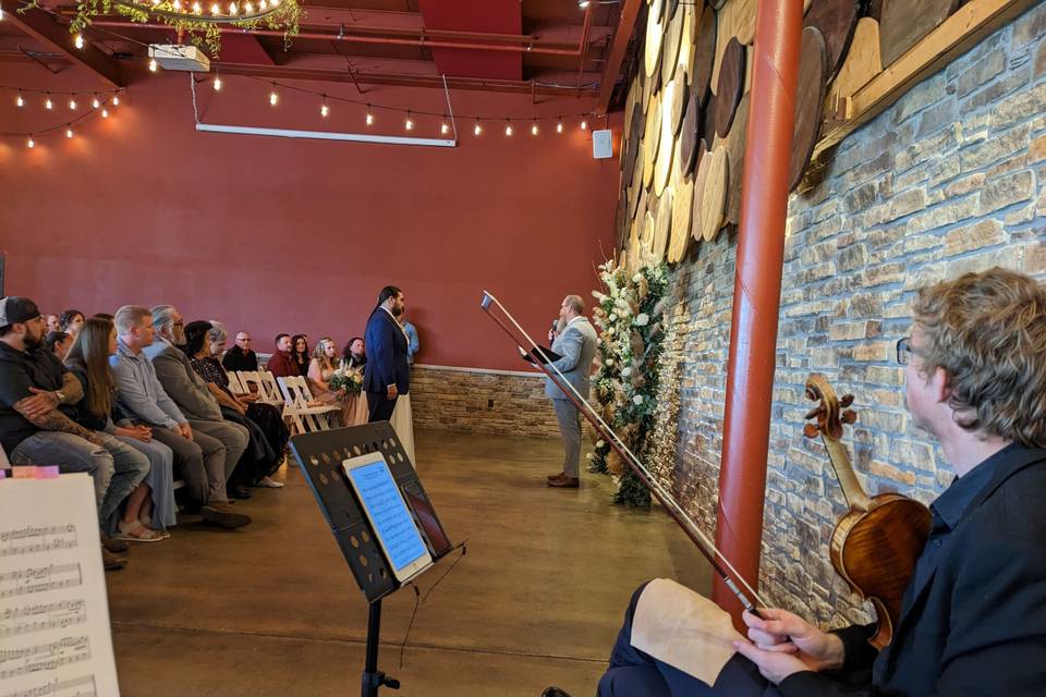 Ceremony music, string duo