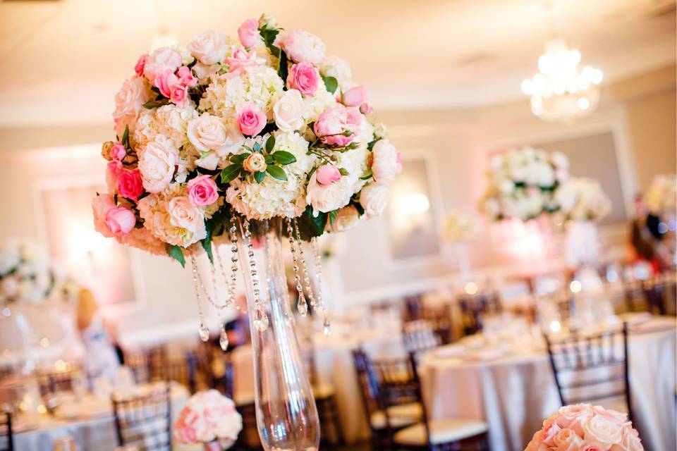 Table with centerpiece