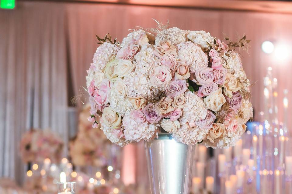 Gorgeous floral centerpieces