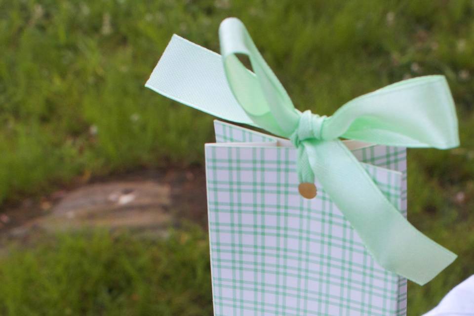 Green gift box
