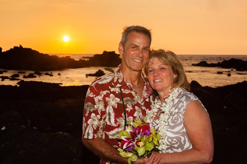 Sunset portrait