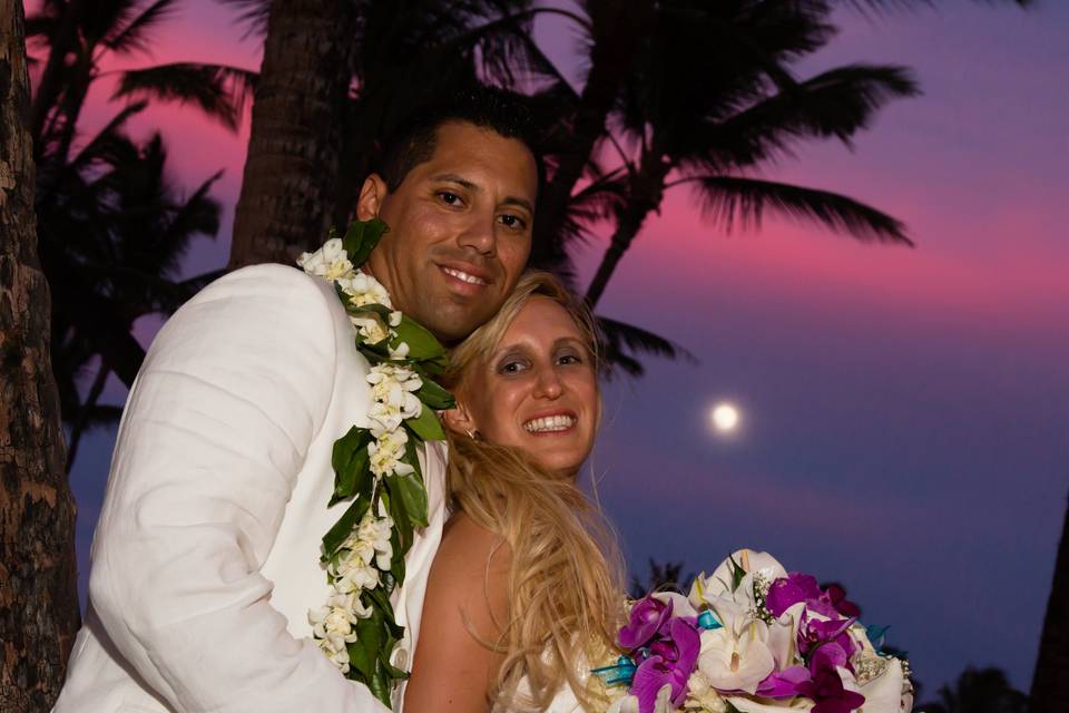 Bride in Honolulu, Hawaii
