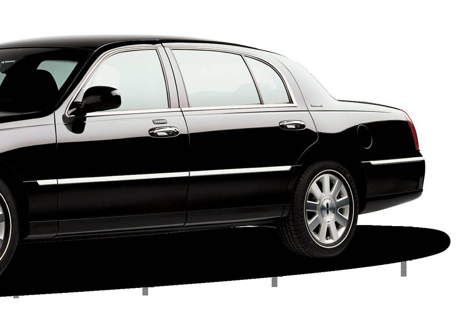 Black executive car