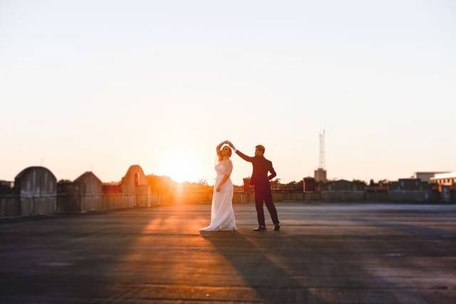 Sunset, dancing, ybor