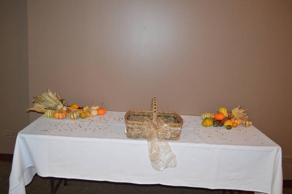 Gift & card table