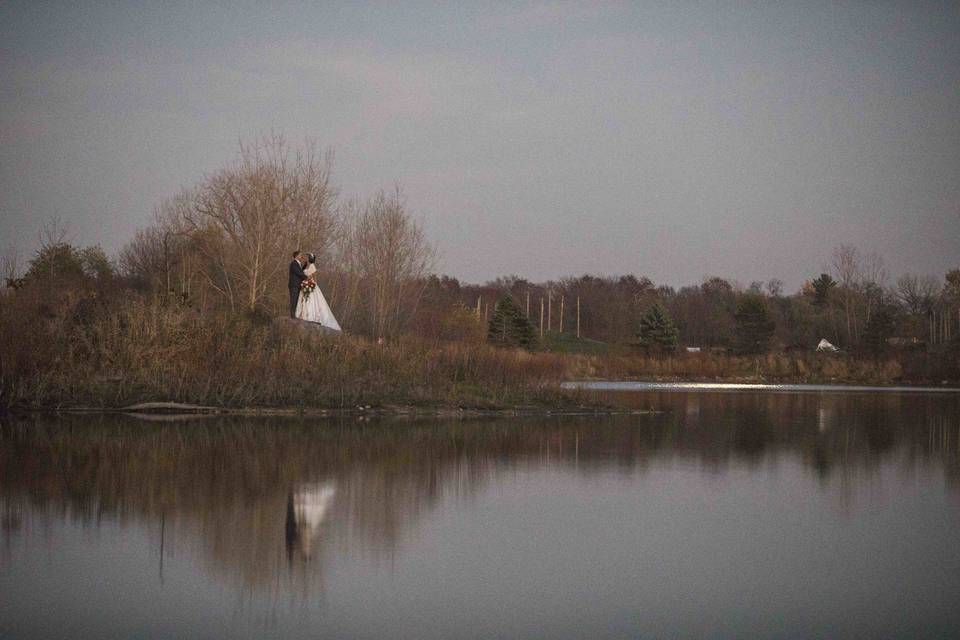 Reflection in the water