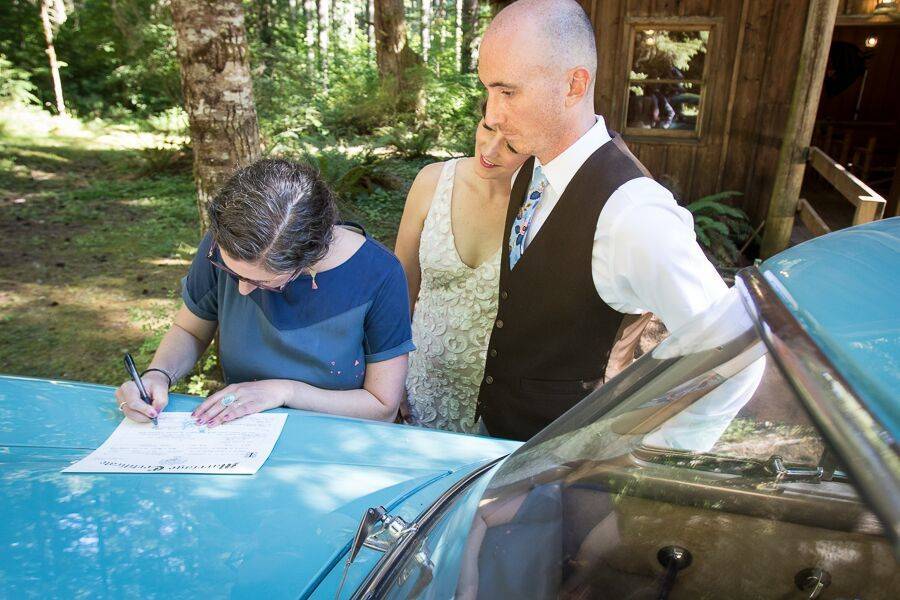 Signing of papers